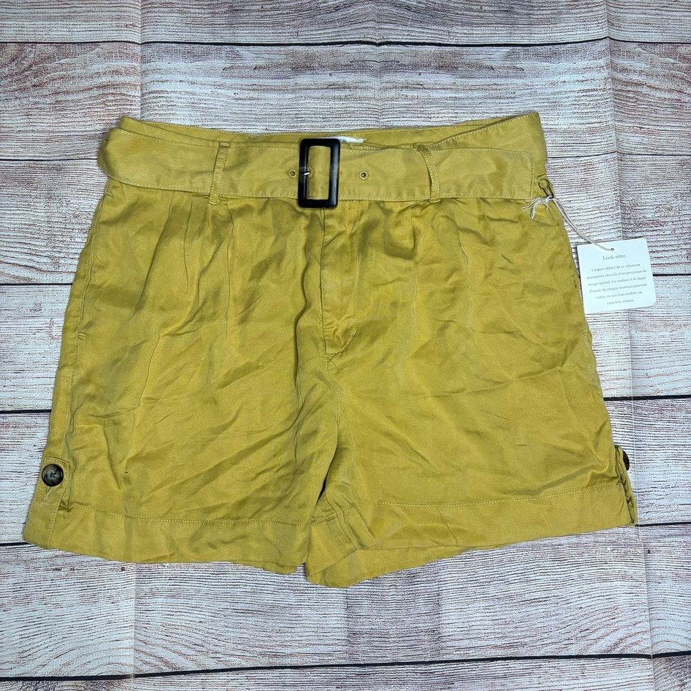 Nicole Miller Yellow Women's Shorts